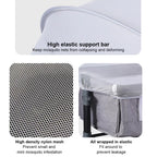 Crib Mosquito Net Pop-Up Breathable Mesh Foldable
