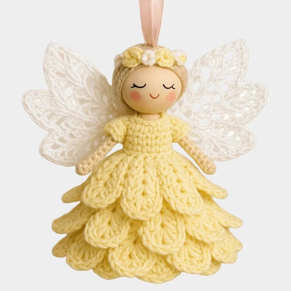 Crochet Kit Beginner-Friendly Complete Set Of Five Angels