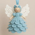 Crochet Kit Handmade Angel Ornaments Set of 5