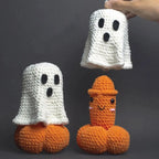 Crochet Plush Handmade & Removable Ghost Cover