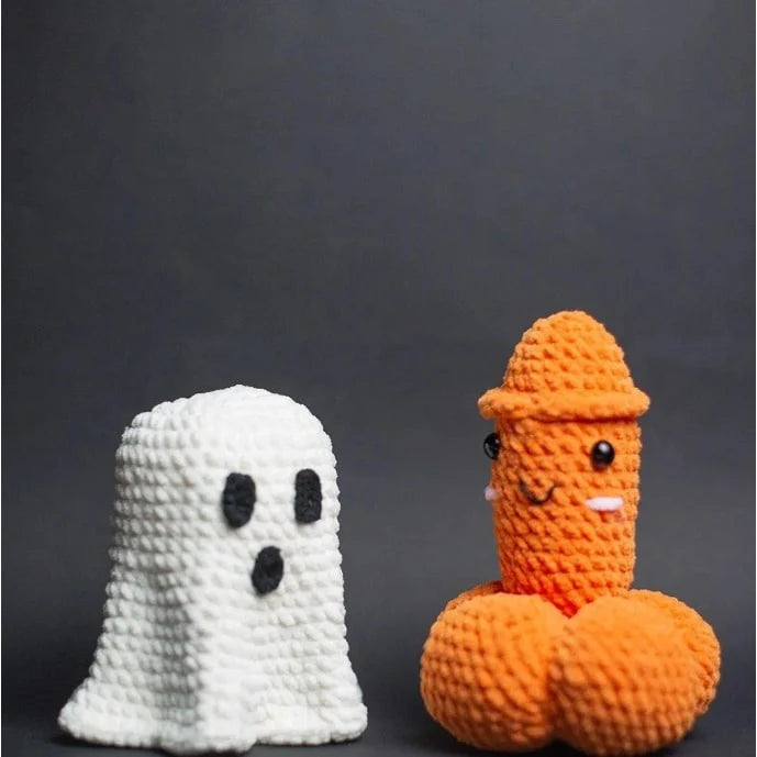 Crochet Plush Handmade & Removable Ghost Cover