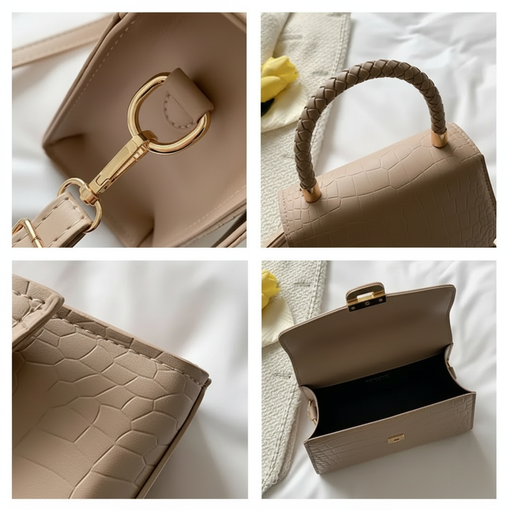 Crossbody Bag Adjustable Strap Lightweight Durable