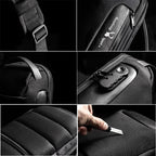Crossbody Bag Anti-Theft Lock USB Charging Water-Resistant