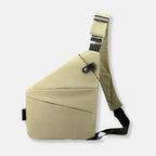Crossbody Bag Cut-Resistant Strap RFID-Blocking Pocket Hidden Zippers