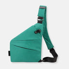 Crossbody Bag Cut-Resistant Strap RFID-Blocking Pocket Hidden Zippers