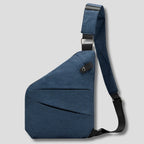 Crossbody Bag Cut-Resistant Strap RFID-Blocking Pocket Hidden Zippers