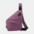 Crossbody Bag Cut-Resistant Strap RFID-Blocking Pocket Hidden Zippers