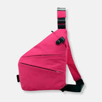 Crossbody Bag Cut-Resistant Strap RFID-Blocking Pocket Hidden Zippers