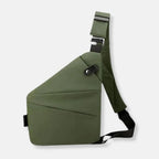 Crossbody Bag Cut-Resistant Strap RFID-Blocking Pocket Hidden Zippers