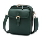 Crossbody Bag Double Compartment Anti-Theft 10 Card Slots