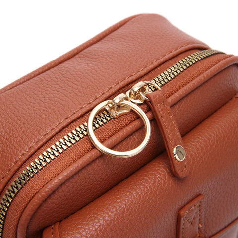 Crossbody Bag Double Compartment Anti-Theft 10 Card Slots
