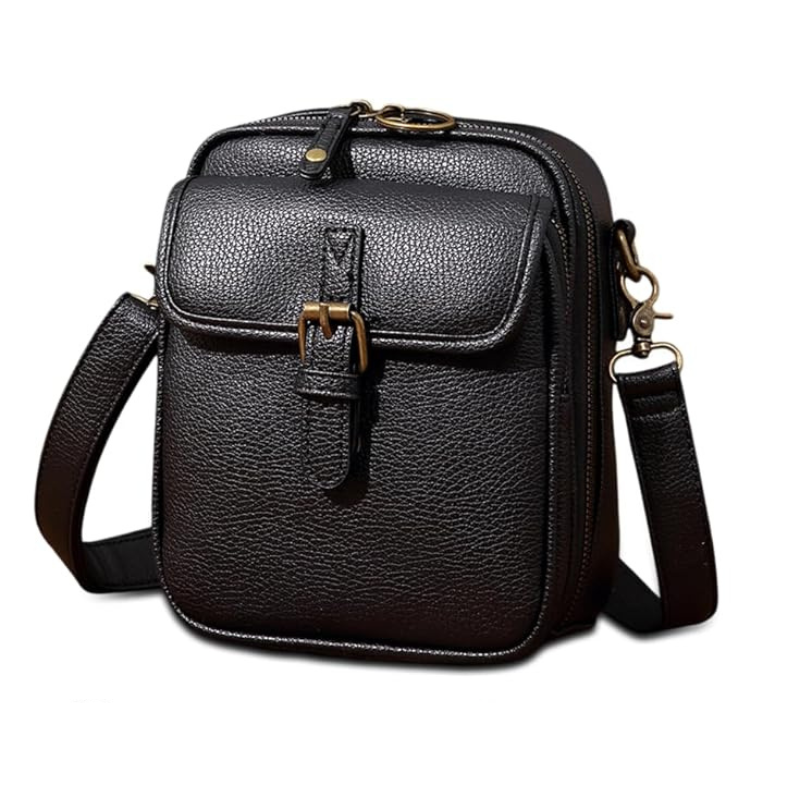 Crossbody Bag Double Compartment Anti-Theft 10 Card Slots