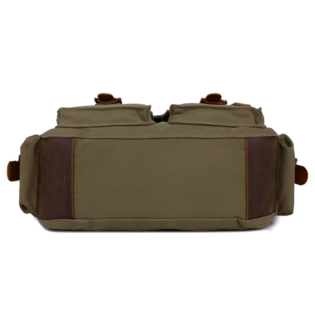Crossbody Bag Durable Canvas Spacious Interior & Adjustable Strap