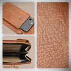 Crossbody Bag Full-Grain Leather Adjustable Detachable Strap
