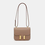 Crossbody Bag Genuine Leather Adjustable Strap Secure Clasp