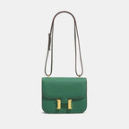 Crossbody Bag Genuine Leather Adjustable Strap Secure Clasp