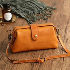 Crossbody Bag Handmade Leather Compact Adjustable Strap