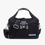 Crossbody Bag Multiple Zippered Compartments Hidden Anti-Theft Pocket