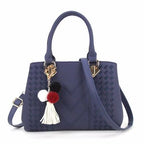 Crossbody Bag PU Leather Multiple Compartments & Zipper Closure