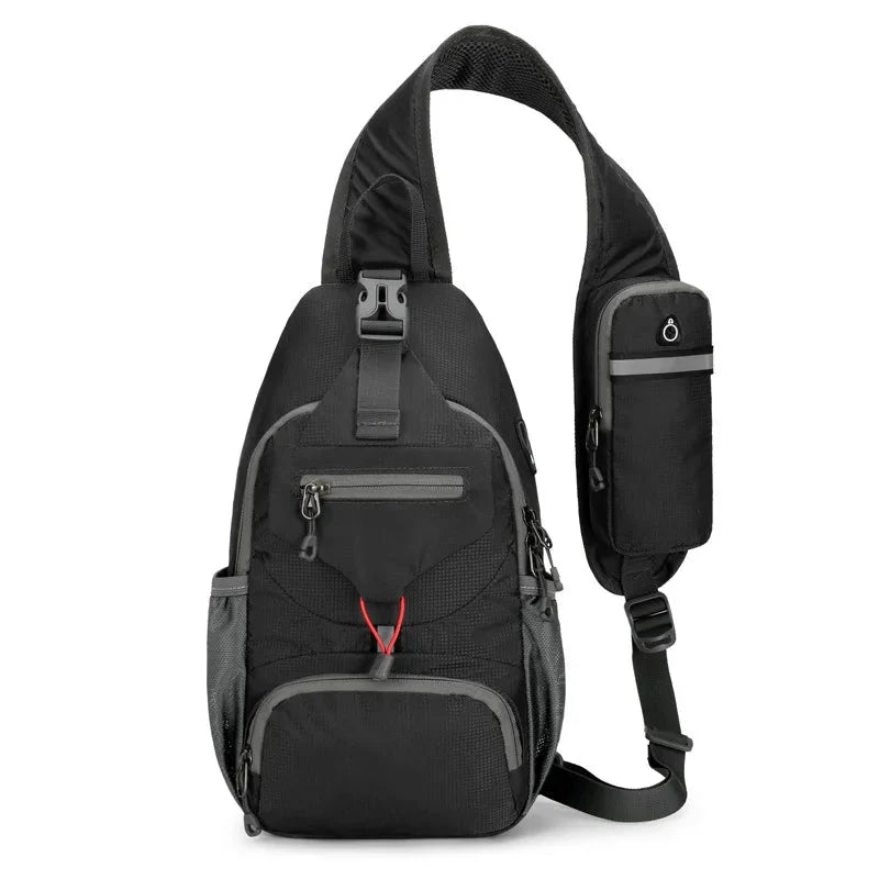 Crossbody Bag RFID-Blocking Anti-Theft Water-Resistant Nylon