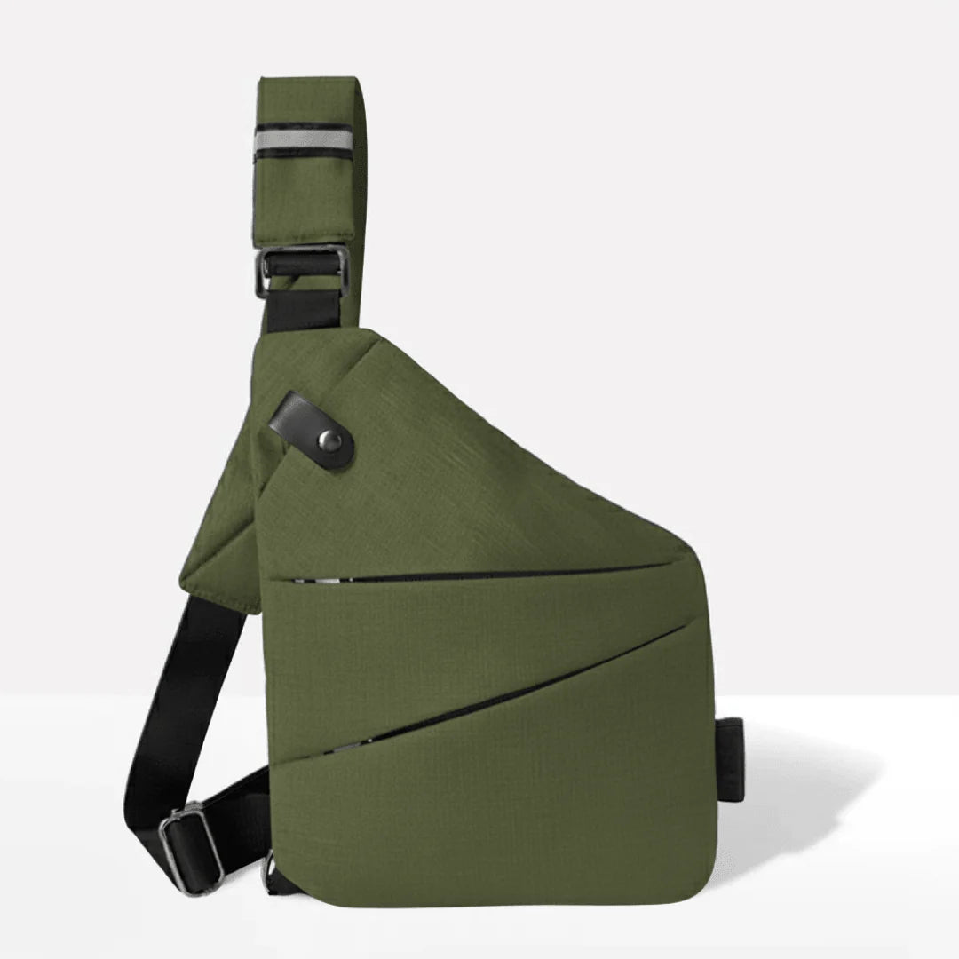 Crossbody Bag RFID Blocking & Cut-Resistant Strap