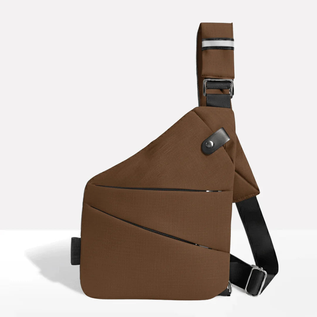 Crossbody Bag RFID Blocking & Cut-Resistant Strap