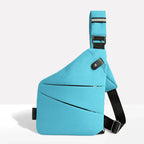 Crossbody Bag RFID Blocking & Cut-Resistant Strap