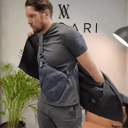 Crossbody Bag RFID Blocking & Cut-Resistant Strap