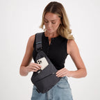 Crossbody Bag RFID Blocking & Cut-Resistant Strap