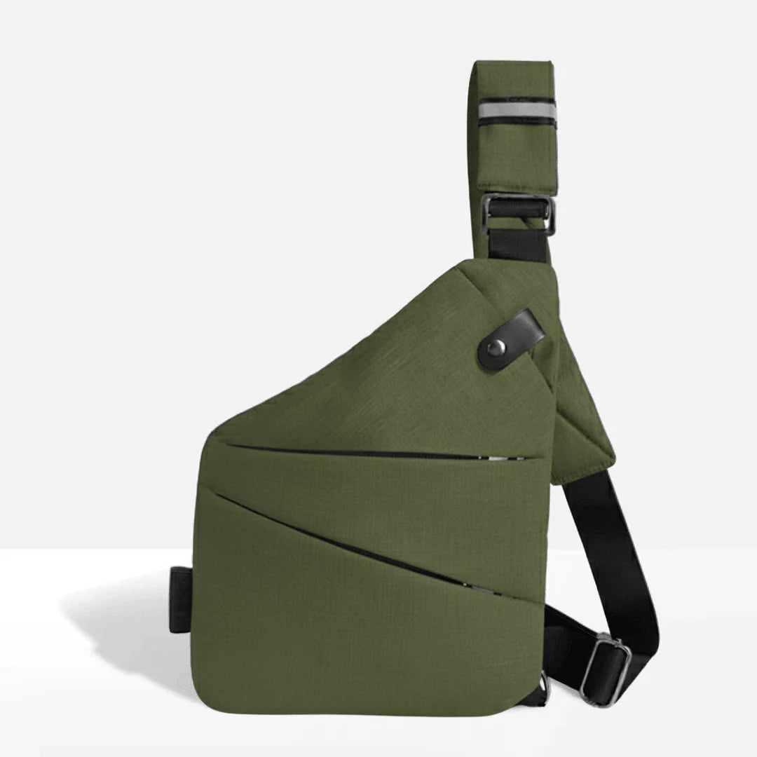 Crossbody Bag RFID Blocking & Cut-Resistant Strap