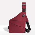 Crossbody Bag RFID Blocking & Cut-Resistant Strap