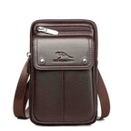 Crossbody Bag Slim PU Leather Adjustable Strap