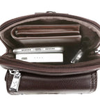 Crossbody Bag Slim PU Leather Adjustable Strap