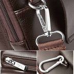 Crossbody Bag Slim PU Leather Adjustable Strap