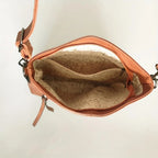 Crossbody Bag Square Structured Interior Adjustable Strap