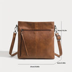 Crossbody Bag Square Structured Interior Adjustable Strap