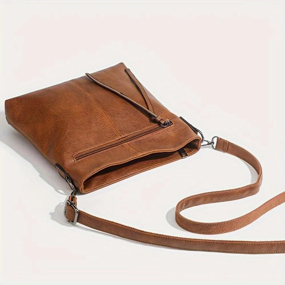 Crossbody Bag Square Structured Interior Adjustable Strap