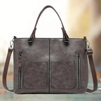Crossbody Bag Top-Grain Leather Padded Tablet Sleeve