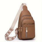 Crossbody Bag Vintage Leather Multiple Compartments