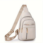 Crossbody Bag Vintage Leather Multiple Compartments