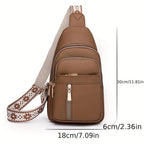 Crossbody Bag Vintage Leather Multiple Compartments