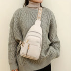 Crossbody Bag Vintage Leather Multiple Compartments