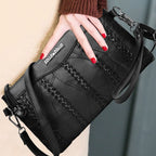 Crossbody Clutch Lightweight PU Leather Spacious Interior