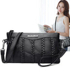 Crossbody Clutch Lightweight PU Leather Spacious Interior