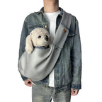 Crossbody Dog Sling Adjustable Strap & Safety Clip