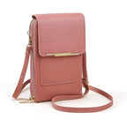 Crossbody Phone Bag RFID Blocking & Waterproof Touchscreen Window