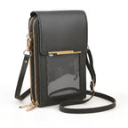 Crossbody Phone Bag RFID Blocking & Waterproof Touchscreen Window
