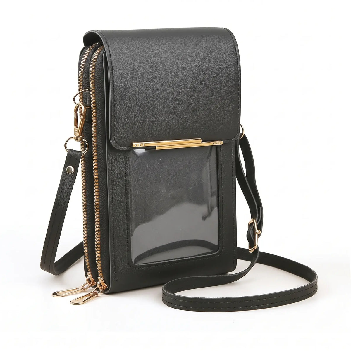 Crossbody Phone Bag RFID Blocking & Waterproof Touchscreen Window