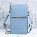 Crossbody Phone Bag RFID Blocking & Waterproof Touchscreen Window