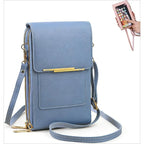 Crossbody Phone Bag RFID Blocking & Waterproof Touchscreen Window